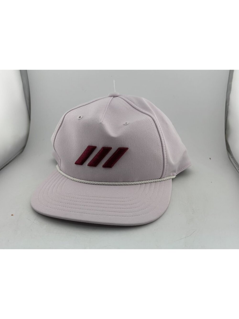 NEW - Adidas Women's Golf 5 Panel Rope Hat Red & White